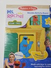 Melissa   Doug Ms  Rachel Sesame Street Wooden Daily Routines Activity Board