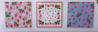 Amifa Strawberry Classical 3 Design Origami Paper Japan 36 Sheets