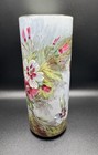 Antique French Art Nouveau Hand-painted Ceramic Vase     B    Cie     C 1900