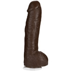 Doc Johnson Bam Huge 13  Realistic Cock Black - Dildo W Vac-u-lock Suction Cup