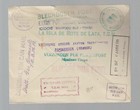 1937 Tonga Toga Tin Can Canoe Mail Cover To Christchurch New Zealand