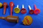 Rare Antique Vintage  Golf Tees  Ball Markers  Great Collection Of Tees
