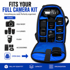 Large Waterproof Camera Backpack Shoulder Bag Case For Canon Nikon Sony Dslr