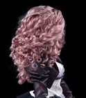 Custom Doll Wig By Captain Panda Size 8-8 5  For Sd13 Bjd Dusty Mauve Curly