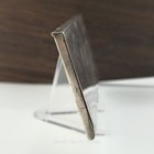 Tiffany   Co  Sterling Silver Business Card Case Holder Box  has Dark Marking On