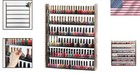 Rustic 6-tier Nail Polish Organizer     Stylish Wall-mount Storage Rack