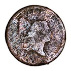 1797 Liberty Cap Half Cent Rare Early Type Us Copper Coin Toning pitted details 