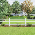 1-1 2 In  X 5-1 2 In  X 8 Ft  Vinyl Ranch Fence Rail