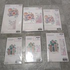 Lot Of Pinkfresh Studios Stamps Stencils Cutting Dies Fresh Start Rooted In City