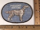 Vintage English Setter Dog Breed Patch Sew On Animal New Old Stock Brown Border