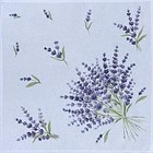French Provencal Cotton Set Of 6 Napkins Lavender Bouquet - Made In France