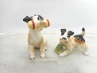 Vintage 2 Dog Terrier Discontinued Figurine 1950 s Likely Made In Japan