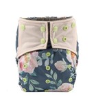 Charcoal Bamboo Reusable Baby Cloth Diapers - Double Gusset  Washable Nappies -