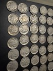 Lot Of 38 Us Buffalo Nickels 1913-1938 Mixed Dates Visible  Indian Head
