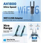 Usb 3 0 Wireless Wifi 6 Adapter 1800mbps Long Range Dongle Dual Band Network Lot