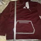 Adidas Men Team Issue Pullover Hoodie Burgundy Size Xl