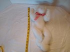 Plush Ty Attic Treasure Amethyst White Cat 15  Kitty Cat Jointed Blue Eyes 