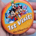 Walt Disney World 1st Visit Pin Button Disneyland 3 
