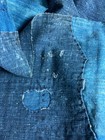 Vintage Japanese Indigo Boro Textile     Stunning Several Repairs  56  X 13 5 