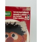 Vogart Crafts Sesame Street Ernie Latch Hook Pillow Kit 12x12 Multicolor New