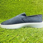 Wolf   Shepherd Cruise Mens 6 5 Womens Size 8 Blue White Leather Slip On Shoes