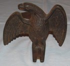 Vintage Cast Iron Eagle Finial 1800 s Original Patina Americana Antique   