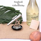 Nickel Finish Alidade Compass Telescope     Maritime Brass Theodolite With Magn   