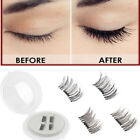 4pcs Double Magnetic Eyelashes 3d Reusable Natural Eye Lashes Extension Natural