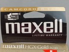 New  Maxell Tc-30 Camcorder Video Cassette 3 Pack Vhs-c Video Tapes Hgx-gold 