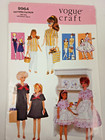 Vogue 9964 658 Fashion Doll  Fits Barbie   Skipper Retro Sewing Pattern 1998