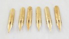 Six Vintage New-old-stock Hinks  Well   Co Fine Flexible Dip Pen Nibs - England
