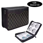 128 Disc Cd Dvd Case Storage Bag Organizer Holder Wallet Album Media Video Box