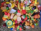 Huge Play Food Lot Pretend Kitchen Toy Mixed Vintage To Modern 