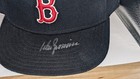 Don Zimmer Boston Red Sox Signed Baseball Hat Fleer Authentics Sticker