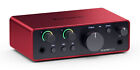 Focusrite Scarlett Solo 4th Gen Studio Recording Usb Audio Interface   Xlr Cable