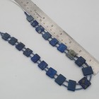 Ancient Square Shape Old Lapis Lazuli Beaded Necklace