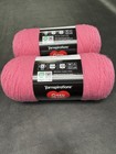 Red Heart Super Saver Yarn 7 Oz Perfect Pink 2 Pack Worsted Weight
