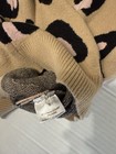 Girls Size 8 Thick Winter Sweater Leopard Print Adorable Sweetness Brand