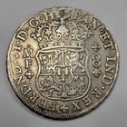 1749 Mexico Silver 8 Reales Pillar Dollar Better Date Plugged See Pics  k412