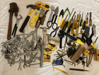Mixed Lot Of Hand Tools Carpenter Plumbing Mechanic Screwdrivers  Pipe Wrench   