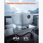 Restaurant Hood Exhaust Fan 2200 Cfm 560w Upblast Commercial High Speed