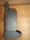 Vtg Cast Iron Metal Large Match Box Holder Scrolled Container Wall Mount-painted