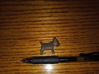 Vintage    Copper   Dog Terrier   Charm Ideal Dog Food Adv Good Luck