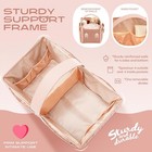 Luxurious Baby Diaper Caddy  Nursery Storage Basket For Newborn Dusty Rose 