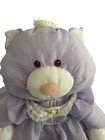 Vtg 1986 Fisher Price Puffalump Purple Kitty Cat Plush 8002