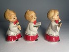 Set Of 3 Vintage Josef Originals Choir Boys Candles   Book Ceramic Figurines