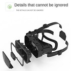 Portable Adaptable 3d Virtual Reality Headset Glasses With Handle For Cellphones