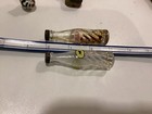 Lot Of Vintage Miniatures Inside A Tin Litho Box  Coke Bottles  Porcelain  Etc