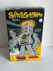 Smoking Spaceman Tin Robot  Vintage Style Yonenzawa Reproduction  New Open Box