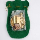 Royal Art Solid Brass Dollhouse Miniature Wine Set Sealed 1 12 Colombia Rare